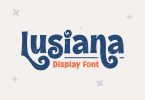DS Lusiana - Display Font