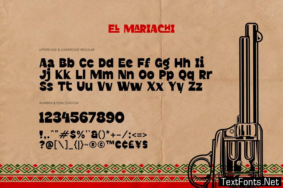 El Mariachi - Libre Type Font
