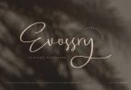 Evossry Signature Business Font