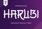 HARUBI Font