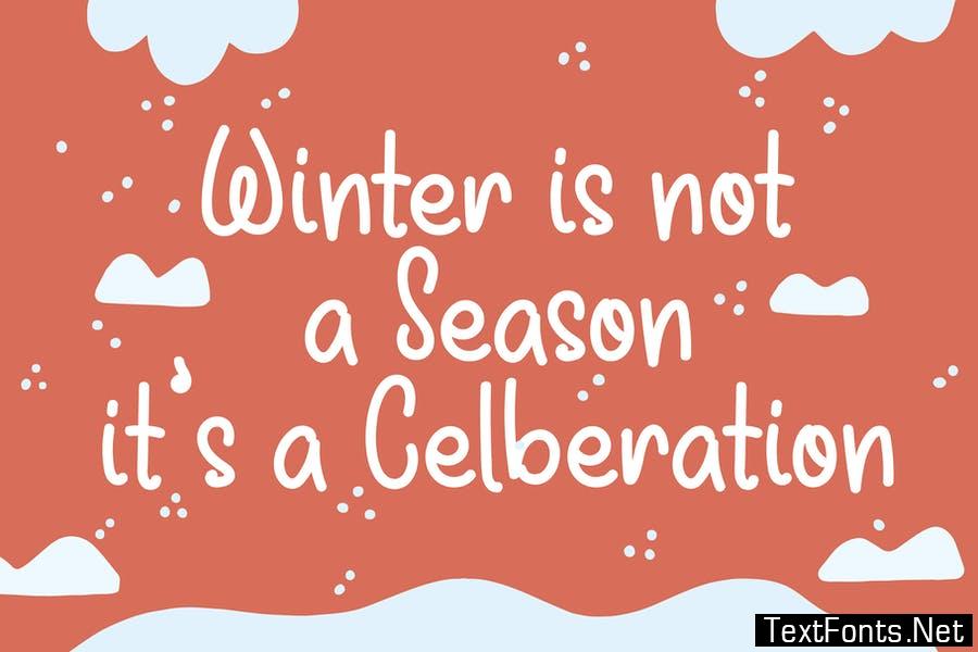 Holly Frosty - Joyful Holiday Font