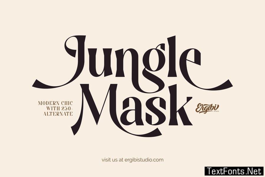 Jungle Mask Font