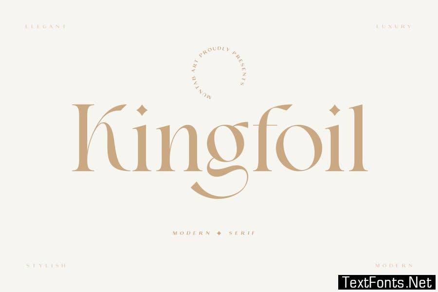Kingfoil | Modern Stylish Font