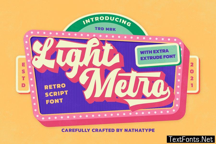 Lightmetro Font