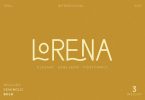 Lorena Sans - Simple Elegant Typeface Font