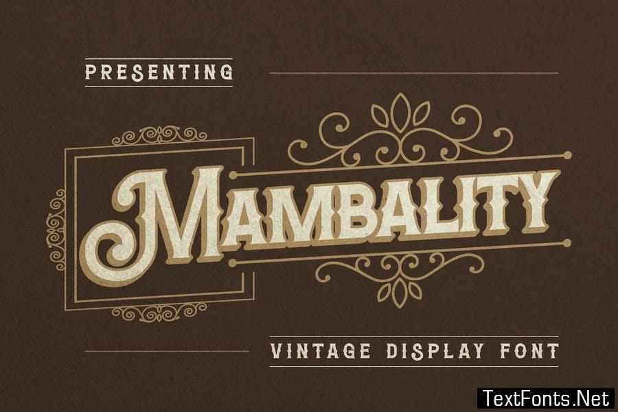 Mambality Font