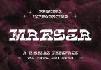 Marsea - Wavy Display Font
