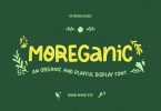 Moreganic - Organic Font