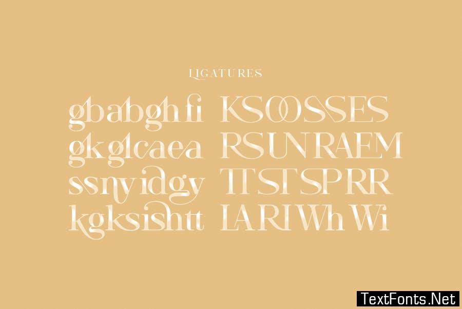 Morissa elegant serif Font