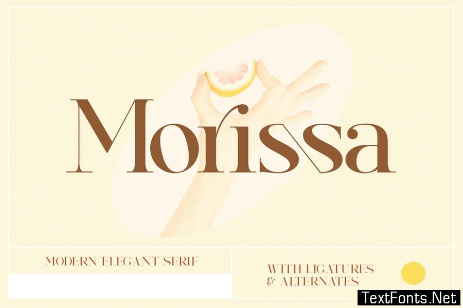 Morissa elegant serif Font