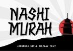 NASHI MURAH Font