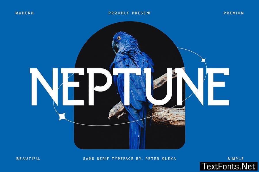 Neptune - Futuristic Font