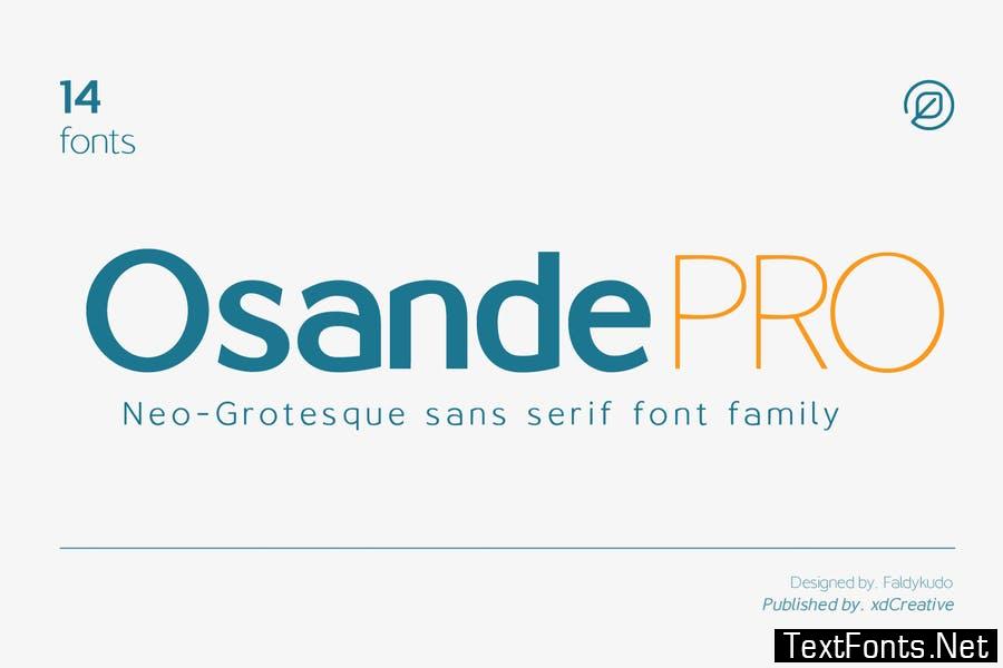 Osande Pro Font