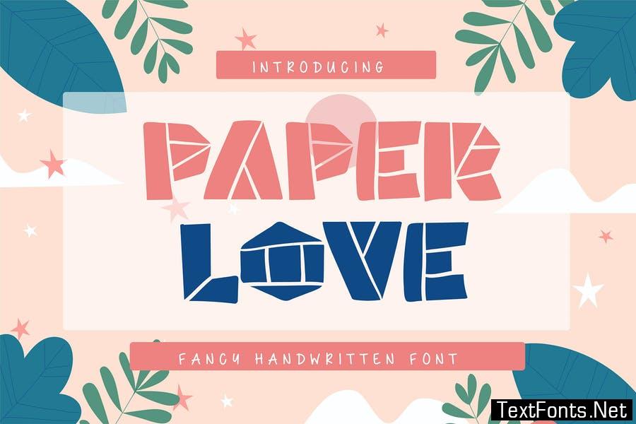 Paper Love | Fancy Handwritten Font