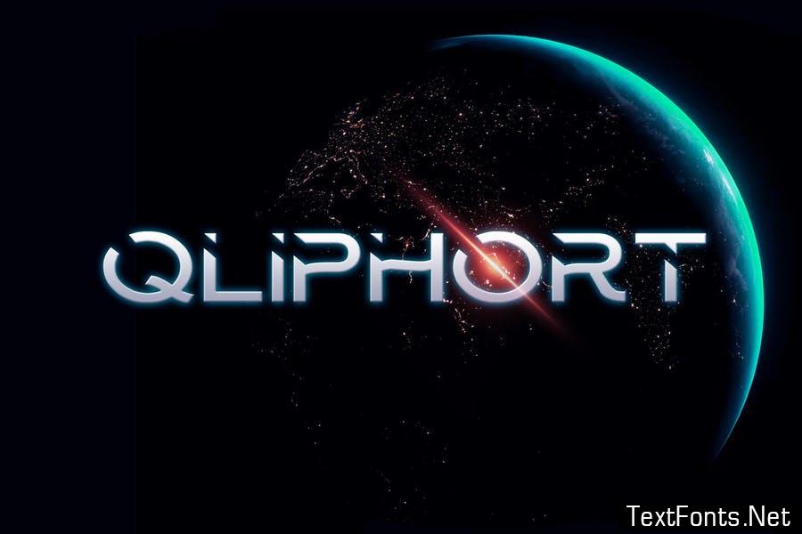Qliphort - Futuristic Techno Space font