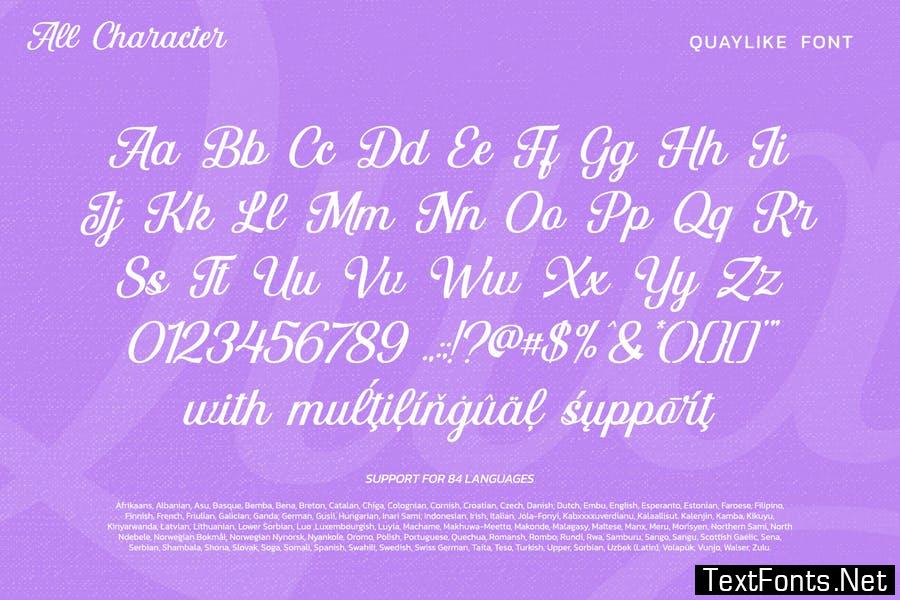 Quaylike Font