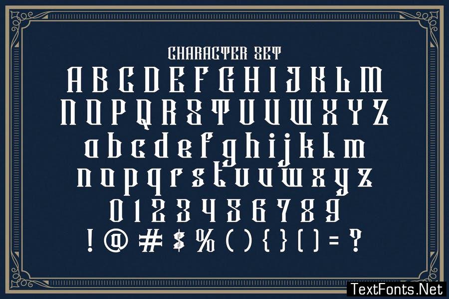 Rowney Kahfi - Victorian Style Font