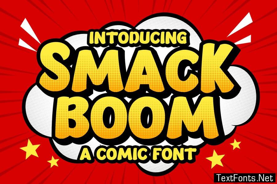 Smack Boom a Cartoon Font