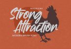 Strong Attraction - Modern Brush Font