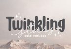 Twinkling Stars - Cute Font Duo