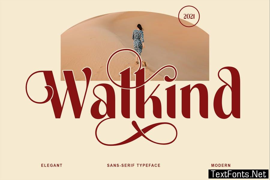 Walkind Font