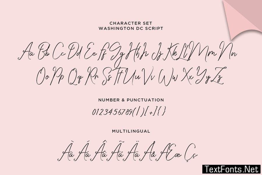 Washington DC Font