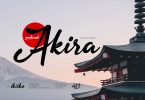 Akira - Zenbrush Script Font