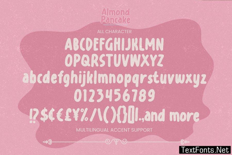 Almond Pancake - Unique Bold Display Font