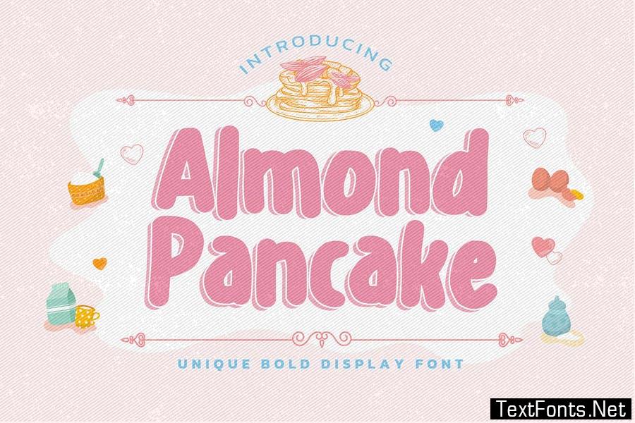 Almond Pancake - Unique Bold Display Font