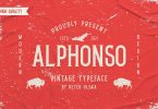 Alphonso Retro Font
