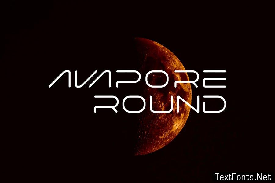Avapore Round Font