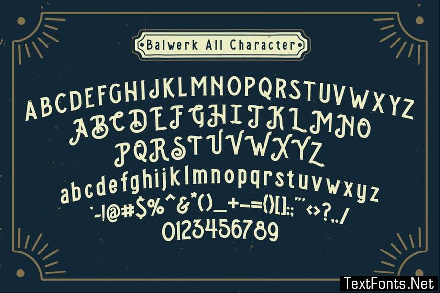 Balwerk - Vintage Serif BS Font