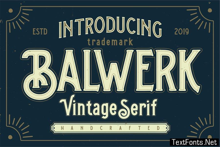 Balwerk - Vintage Serif BS Font