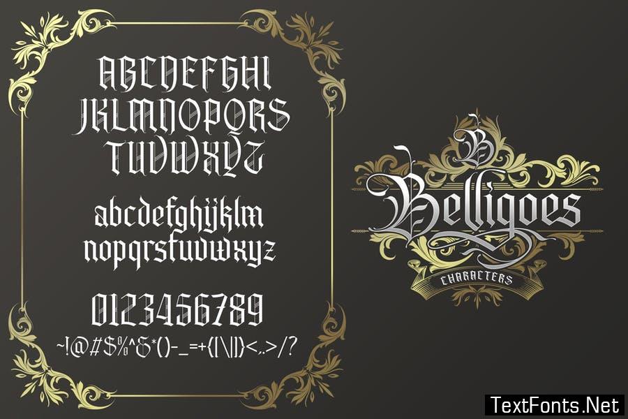 Belligoes Blackletter Font