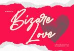Bizare Love Monoline Script Font
