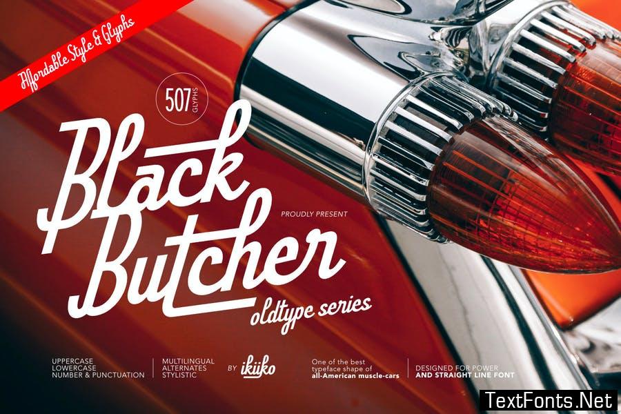 Black Butcher - Oldtype Series Font