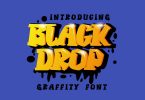 BLACK DROP Font