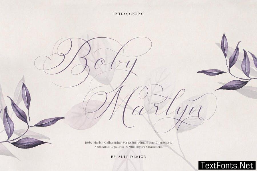 Boby Marlyn Script Font