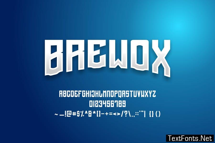 Brewox Font