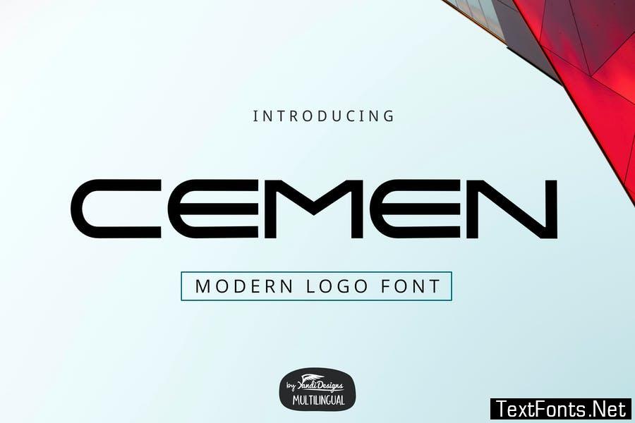 Cemen Logo Font