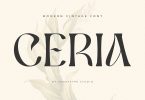 Ceria - Modern Vintage Font