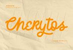 Cherytos Monoline Script Font
