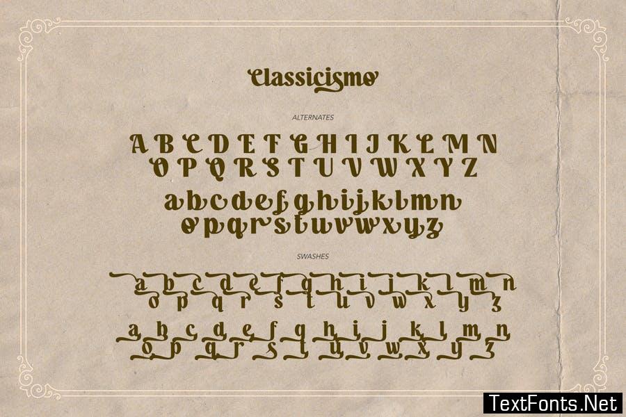 Classicismo - Gentleman Type Font