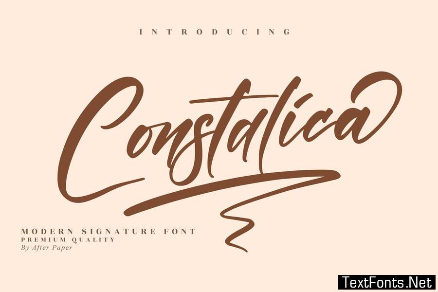 Constalica Modern Signature Font LS