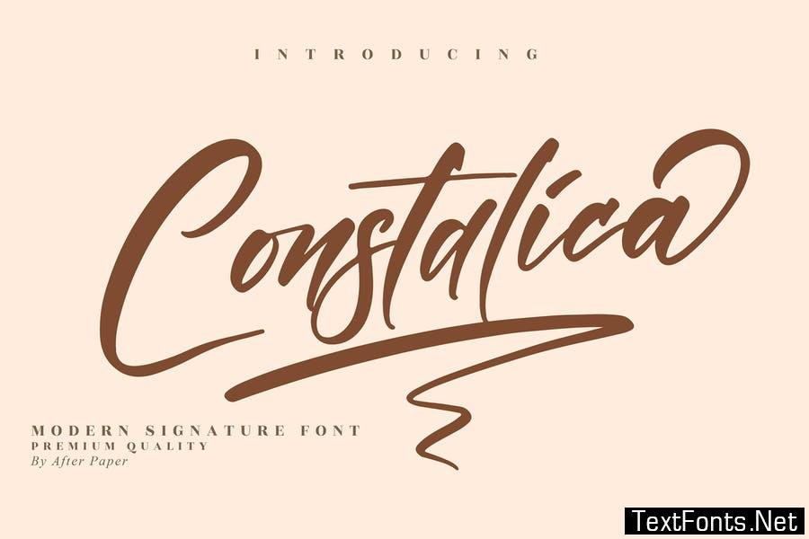 Constalica Modern Signature Font LS