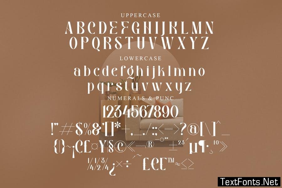 Gibroma Modern Stylish Serif Font LS