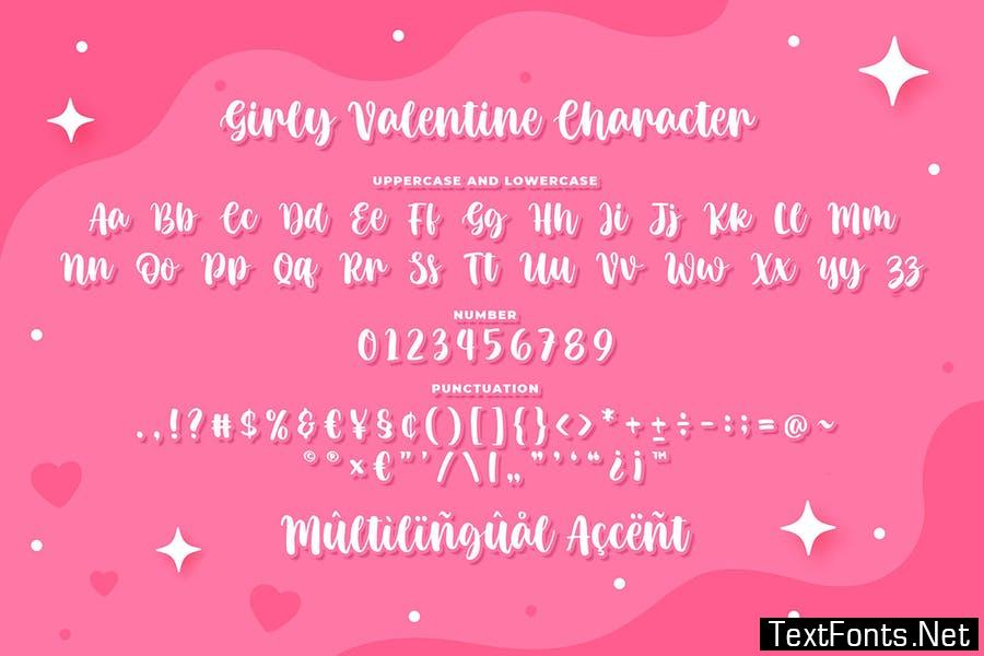 Girly Valentine a Beauty Romantic Font