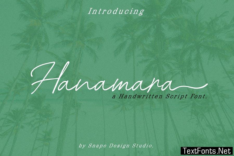 Hanamara Font