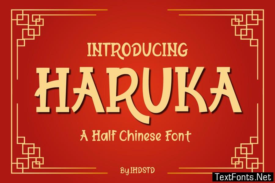 Haruka Half Chinese Font