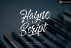 Hayne Script Font